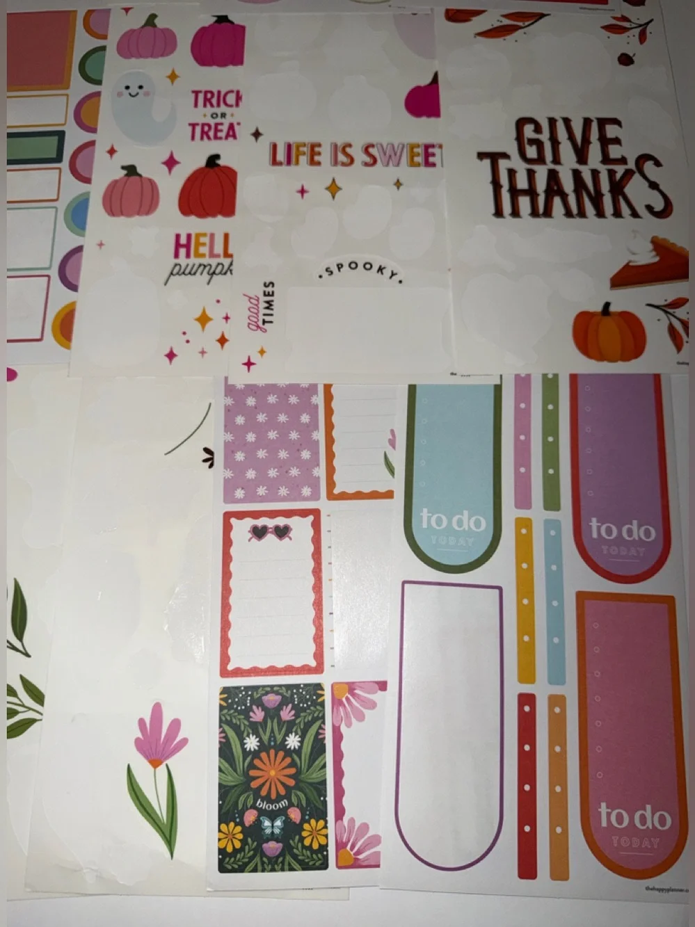 The Happy Planner sticker LOT